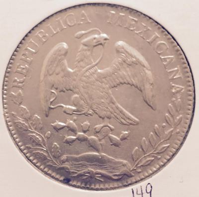 1881 MEXICO SILVER 8 REALES MEXICO CITY CAP & RAYS | eBay