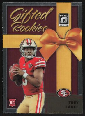 Trey Lance 2021 Donruss Optic Gifted Rookies # GR-3 RC San Francisco 49ers
