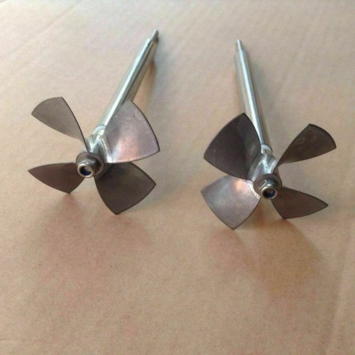 Great 4-Blade OD 60mm Aluminum Alloy Propeller Prop for 4mm Shaft RC Boat - Picture 7 of 11