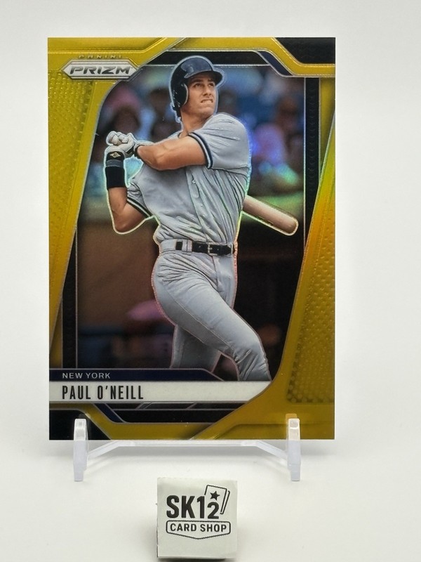 2025 Panini Prizm Gold /10 Paul O'Neill #139 NY Yankees Legend