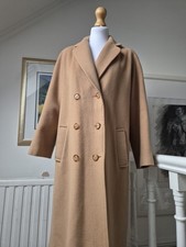 Ladies Vintage Cashmere Blend Coat Size 14