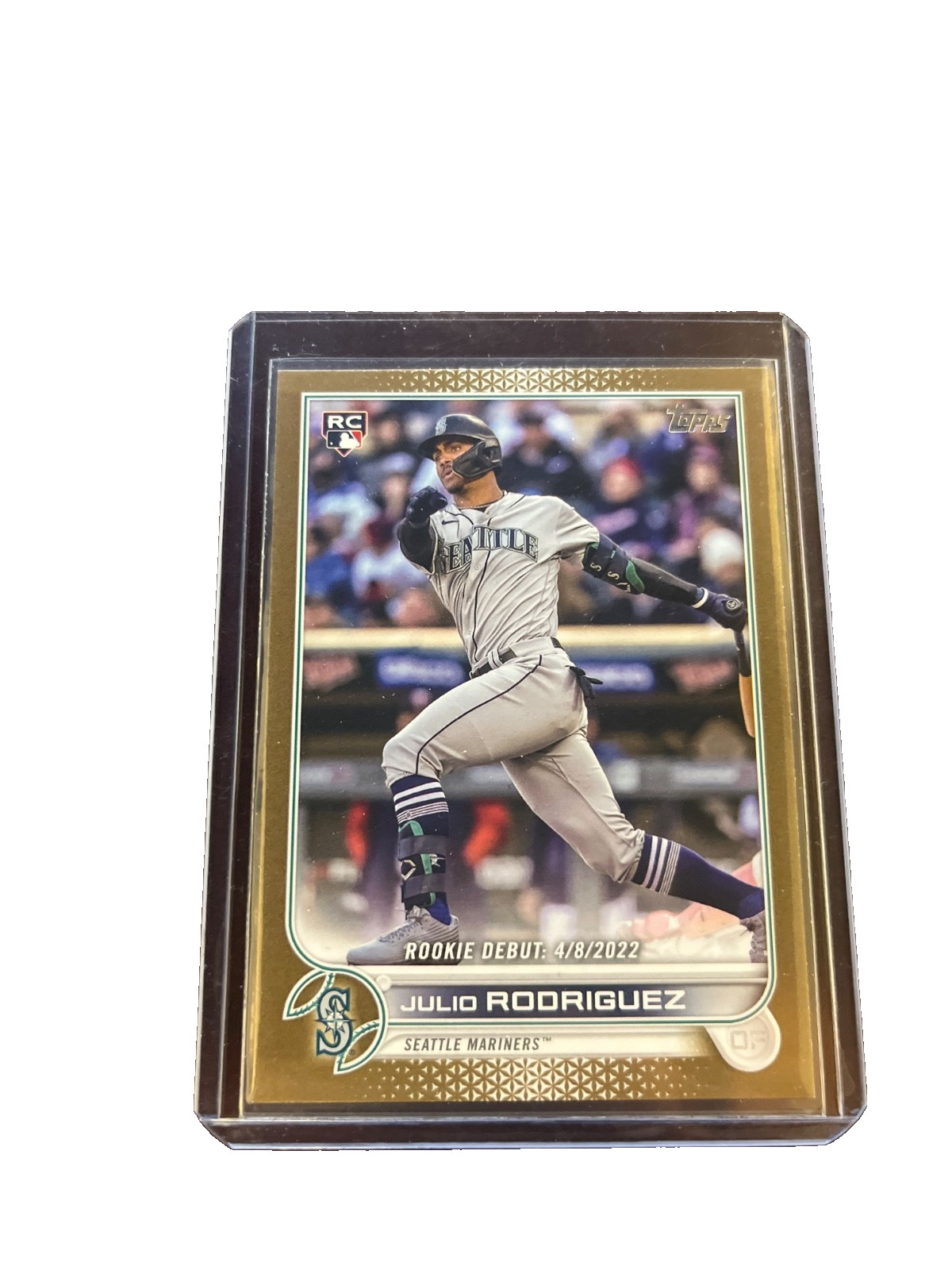 2022 Topps Update Series - Rookie Debut Julio Rodriguez #US97 Gold /2022 (RC)