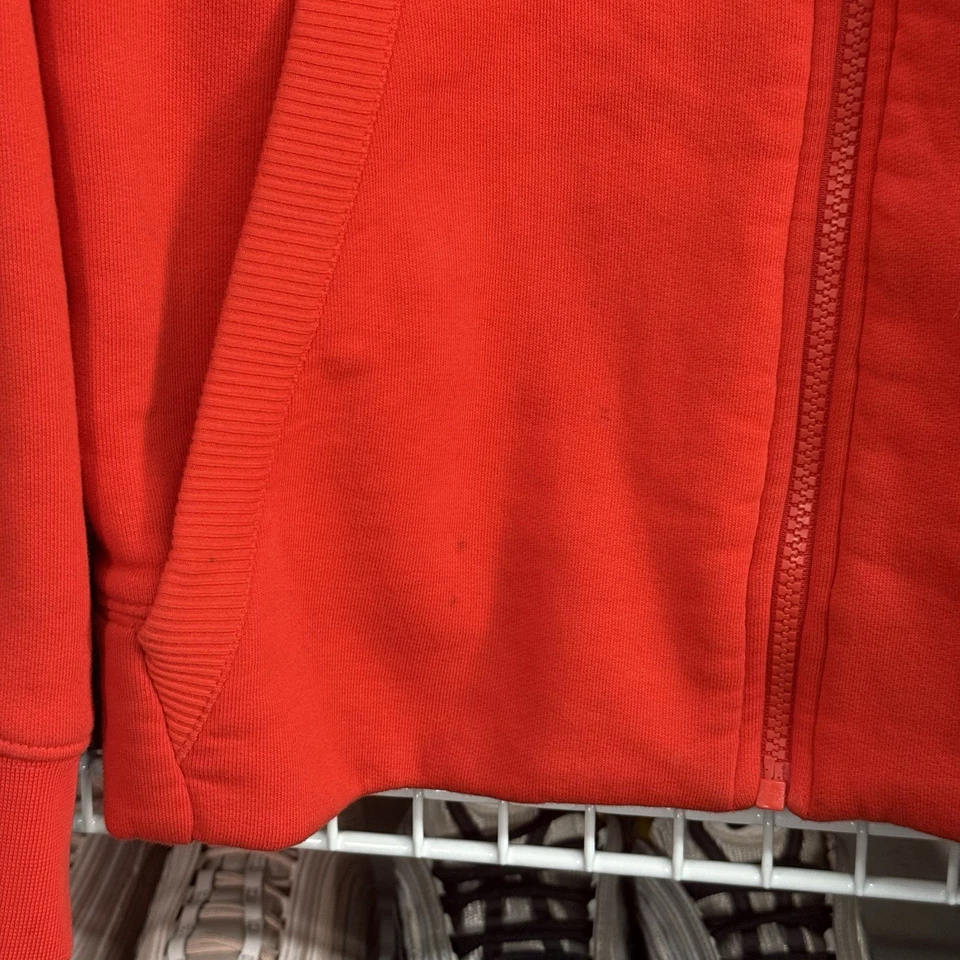 Chaqueta deportiva Lacoste cremallera completa roja y negra para hombre talla M Foto 2 de 4