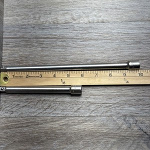 VTG Craftsman 6" & 10" Extension Bars 3/8 Drive G-44261 & V-44262 MADE IN USA