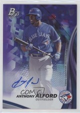 Anthony Alford Bowman 2017 Purple /150 Auto