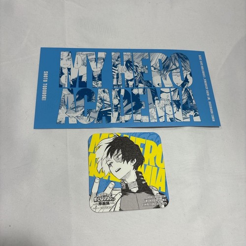 My Hero Academia Exhibition Cafe Todoroki Posca Coaster Set | eBay
