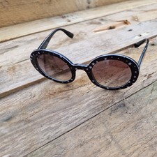 MIU MIU Designer Sunglasses, Black with white stars ☆☆ Unusual and fun☆☆