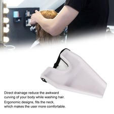 �White Portable Hair Washing Tray Portable Patients Mobility Shampoo Rinse Wa