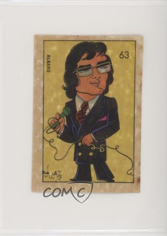 Pegatinas parodia Hippy2000 1973 estrellas de la música Albano #63 0w6