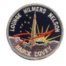 STS-26 SPACE SHUTTLE PATCH "HAUCK-COVEY-LOUNGE-HILMERS-NELSON 6L