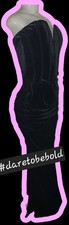 Fashion Nova Womens LG. SEXY Black Ruched Corset FALLING FOR YOU Maxi Dress NWT