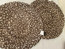 New Country brown braided tablemats - 2