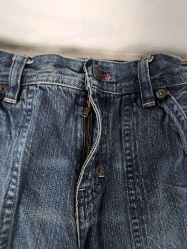 Vtg Y2K Ralph Lauren Polo Jeans Boys Size 10 Denim 90s Distressed Double Knee - Picture 5 of 11