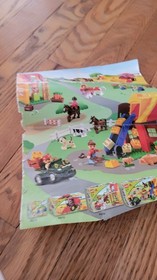 LEGO Duplo 3596 Muck Can Do It Bulldozer Dump Truck Bob The Builder Missing 1 