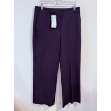 Boden Trousers Navy Cropped Wide Leg Women's US 10 UK 14