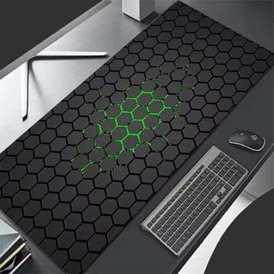 Hexagon XXL Mousepad Large Gaming Keyboard Pad Soft Office Desk Mat