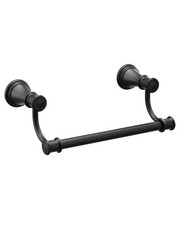 Read Moen Belfield YB6486BL Matte Black Hand Towel Bar