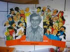 HERGE / PLV A POSER / LE MONDE DE TINTIN A MONTER / 67 X 44 CM / 1983