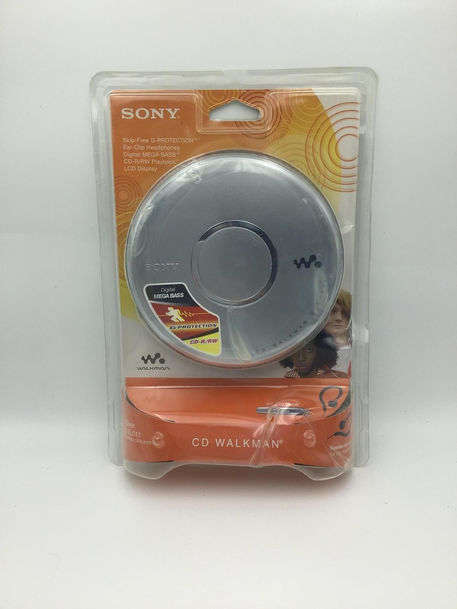 Sony CD Walkman - Portable Compact Disc Player - Silver (D-EJ011