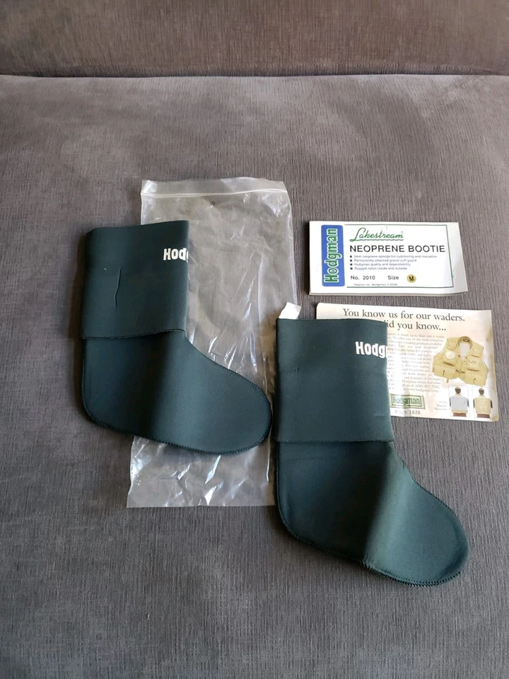 Hodgman Fishing Neoprene Nylon Neosock Wading Booties, Size Medium, Vintage - Image 2 of 4