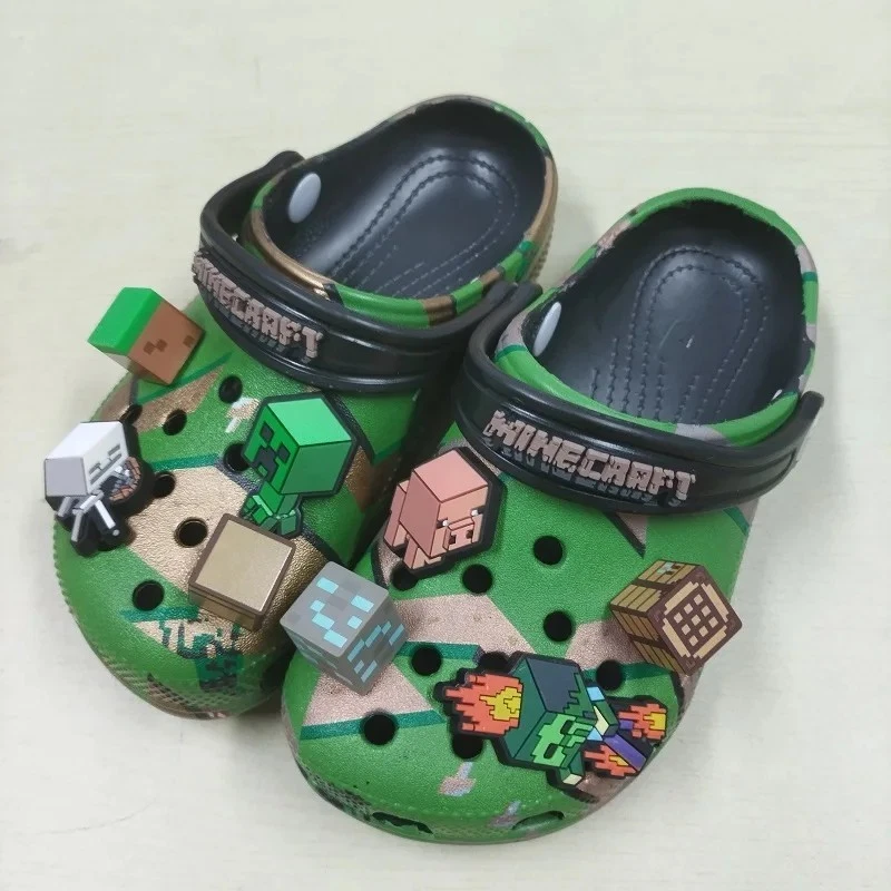 New Minecraft Kids' Croc: Meets Adventure!- LIMITED EDITION Non-slip Beach Shoes - Image 2 of 4