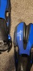 Mares Volo One Scuba Diving Fins Size 6.5-10 Black & Blue, Adjustable Strap — photo 2