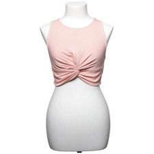 Forever 21, Crop Top, Größe: M, Pink, Einfarbig, Rippenstrick, Damen #rsB