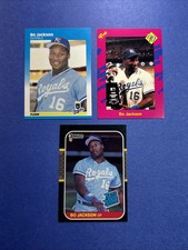 Bo Jackson Lot ~ 1990 Classic Games Pink ~ 1987 Donruss & Fleer 🎖️Rookies🎖️