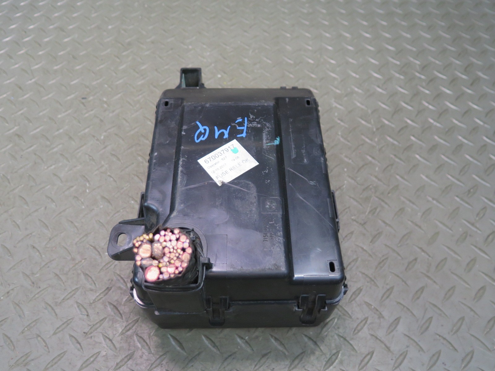 Maserati Quattroporte S Q4 2017-2021 Fuse box