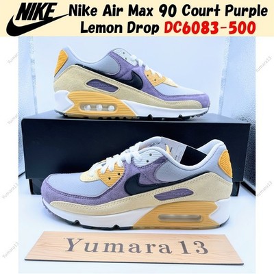 Nike Air Max 90 Court Purple Lemon Drop DC6083-500 Men's Size