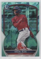 2023 Bowman Sapphire Chrome Prospects Aqua 12/55 Miguel Bleis #BCP-106 10vb