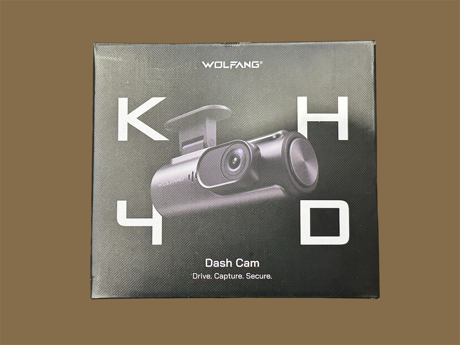 WOLFANG 4K Dash Cam Front and Rear WiFi Dashcam, Dual Car Camera Black
