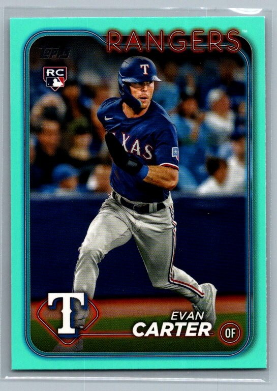 2024 Topps #280 Evan Carter Aqua