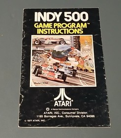 Atari 2600 Indy 500 - Complete In Box (CIB) - With Manual And Catalog