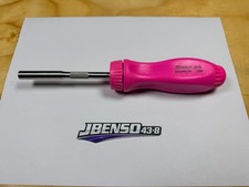 Snap-on Tools Usa Nos Old School Pink Hard Grip Ratcheting Screwdriver Ssdmr4bhp Snap-on Tools Usa Nos Old School Pink Hard Grip Ratcheting Screwdriver Ssdmr4bhp