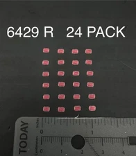 24 Pack 1/64 Whelen 900 Ambulance Red Warning Lights EMS Police Fire