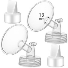 13mm Flange and Duckbill Valve Compatible with Spectra S1 S2 9 Plus Breastpump