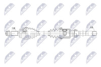 Antriebswelle NTY NPW-PE-139 FüR Peugeot 508 1 SW Hdi Hybrid4 AWC RXH