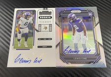 Lewis Cine RC Rookie Auto: 2020 NFL Card Lot (Vikings)