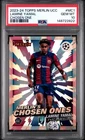 2023-24 TOPPS MERLIN UCC MERLIN'S CHOSEN ONES LAMINE YAMAL ROOKIE RC PSA 10