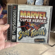 Marvel Super Heroes vs. Street Fighter - PlayStation PS1 1999 Complete CIB