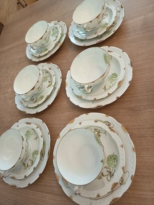6 Kaffeegedecke Service 18 teilig Rosenthal Carmen Tasse Teegedeck für 6 Pers. 