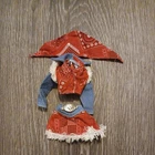 Vintage Barbie Western Fun Fashions Cowgirl Denim Jacket Skirt Fringe Set 1994