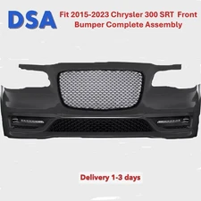 Fit 2015-2023 Chrysler 300 SRT Front Bumper Complete Assembly w/Fog Lights