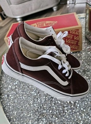 NIB VANS OLD SKOOL WOMEN'S SIZE 7.5  THEORY BITTER CHOCO