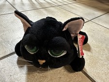 NOS With Tags Russ Shadow Cat Kitty Green Eyes 8  Plush