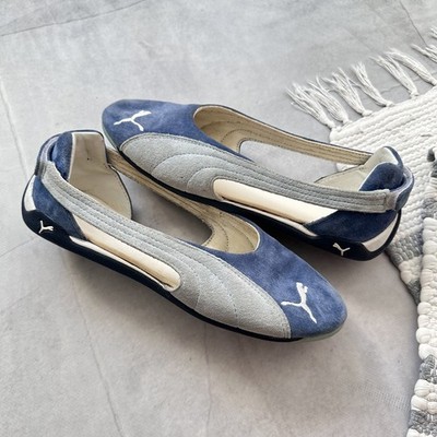 00s Cute Puma Speedcat Ballet Flats Shoes Y2K Vintage