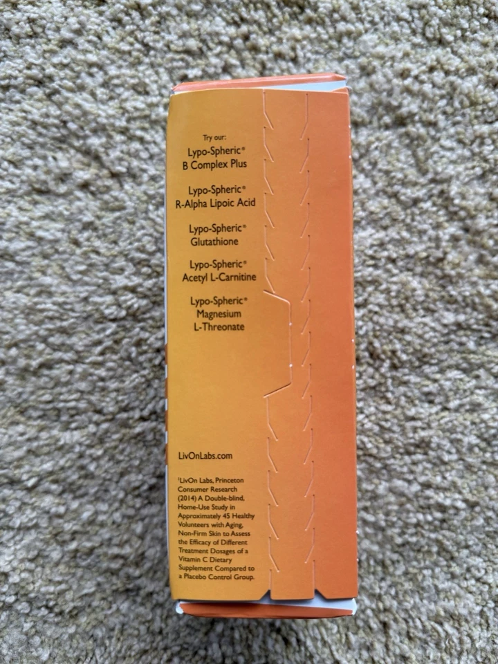 Vitamina C lipoesférica Livon Laboratories 1000 mg 30 paquetes Foto 3 de 4