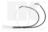 NK Seilzug, Feststellbremse 909910 FüR CitroËN Fiat Peugeot