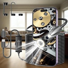 Dual-Lens /Single Lens Endoscope Inspection Camera, 1920P HD Borescope Camera